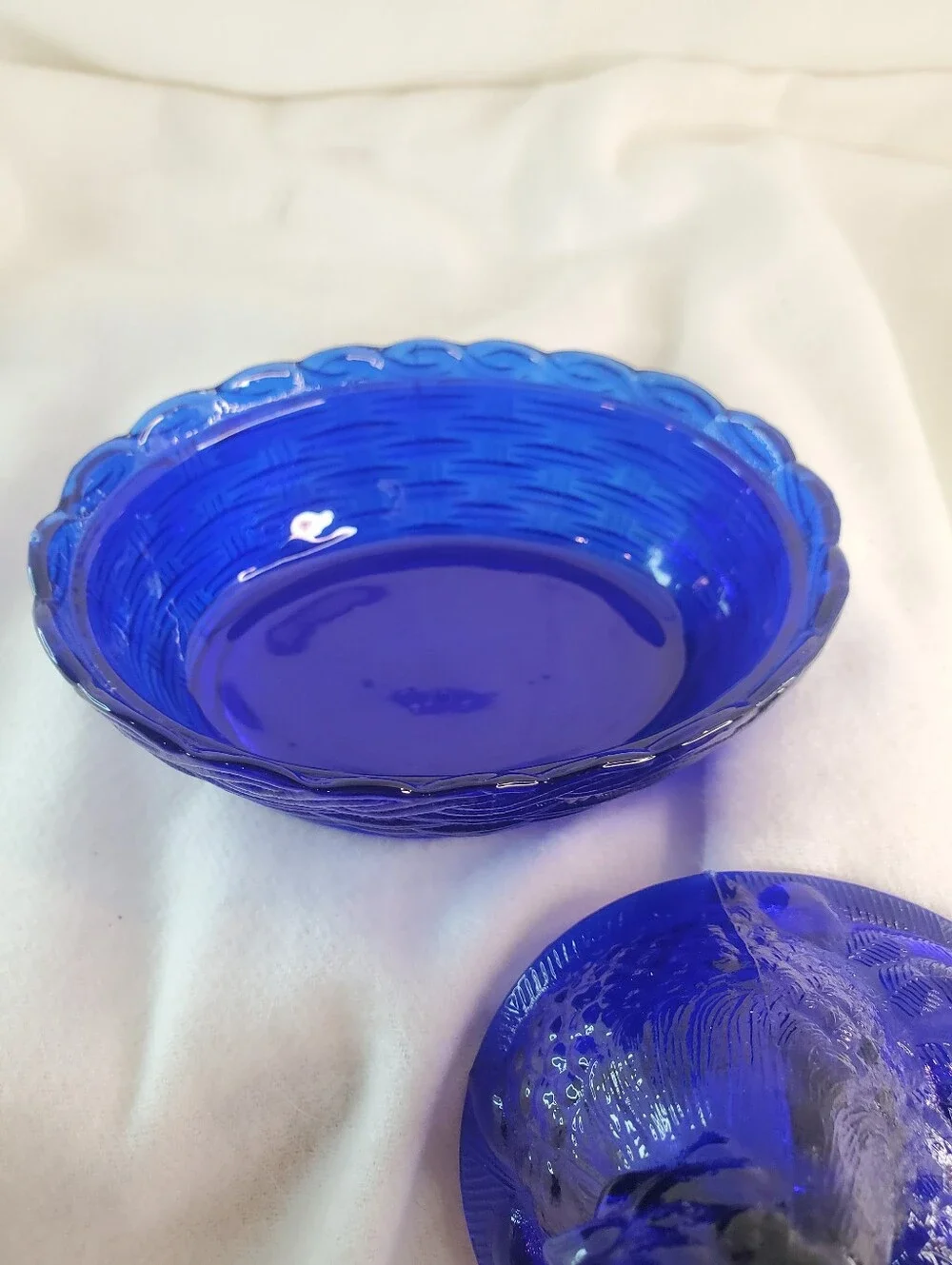 Vintage 1950s Indiana Cobalt Blue Glass 